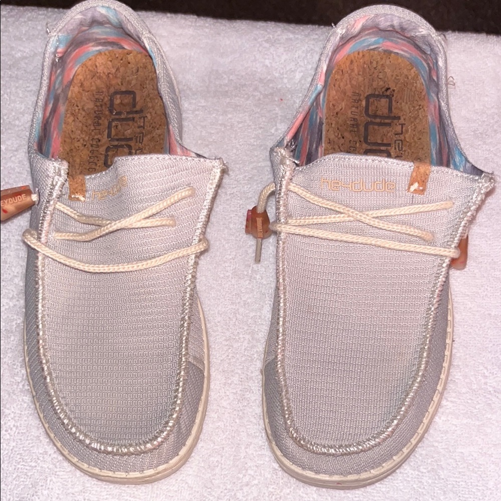 Hey Dude Blueish Gray Casual Loafers
